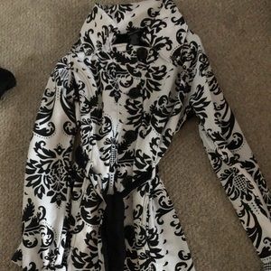 Black and white jacket